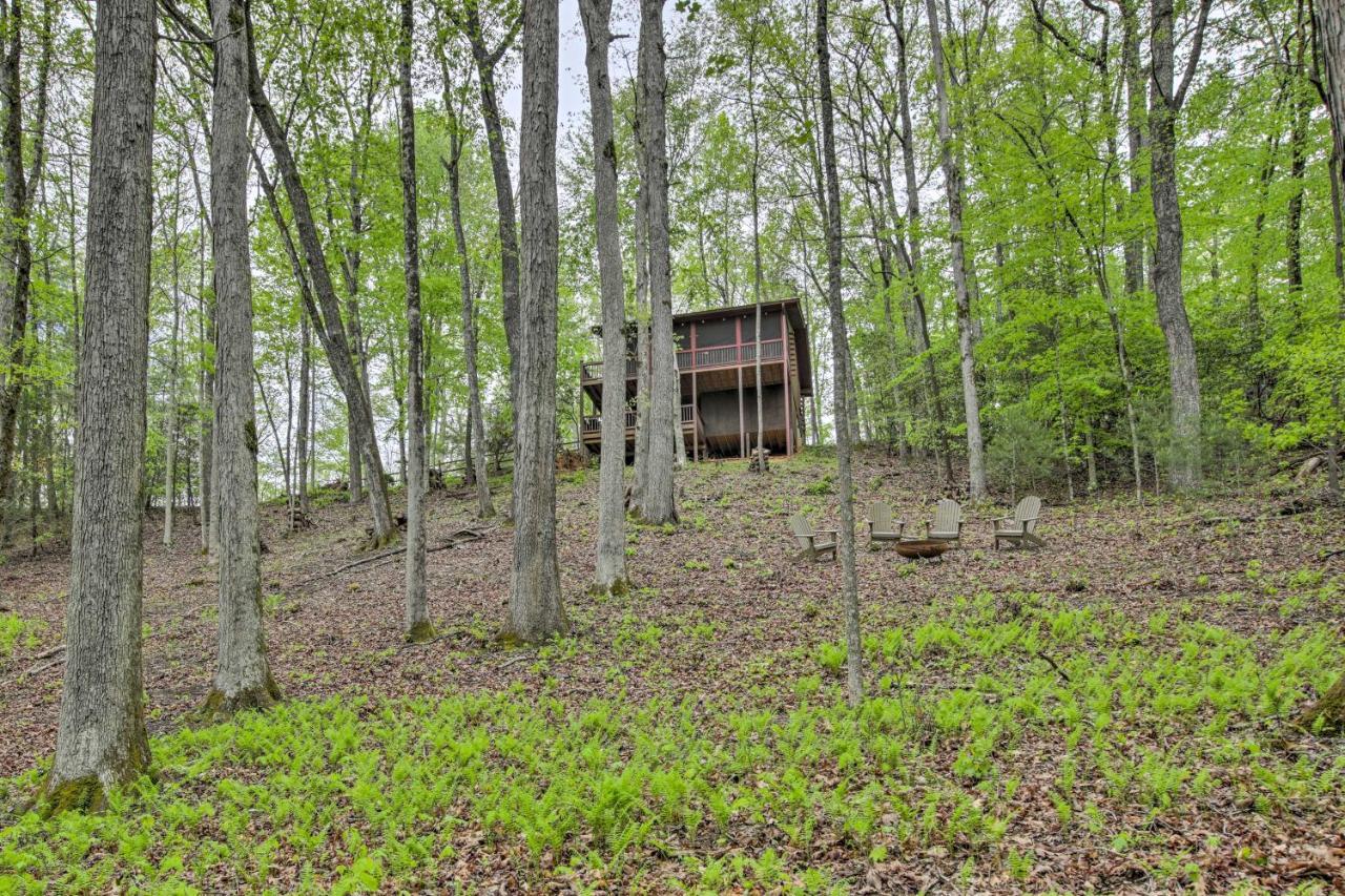 Peaceful Blue Ridge Cabin With Decks And Fire Pit Exteriér fotografie